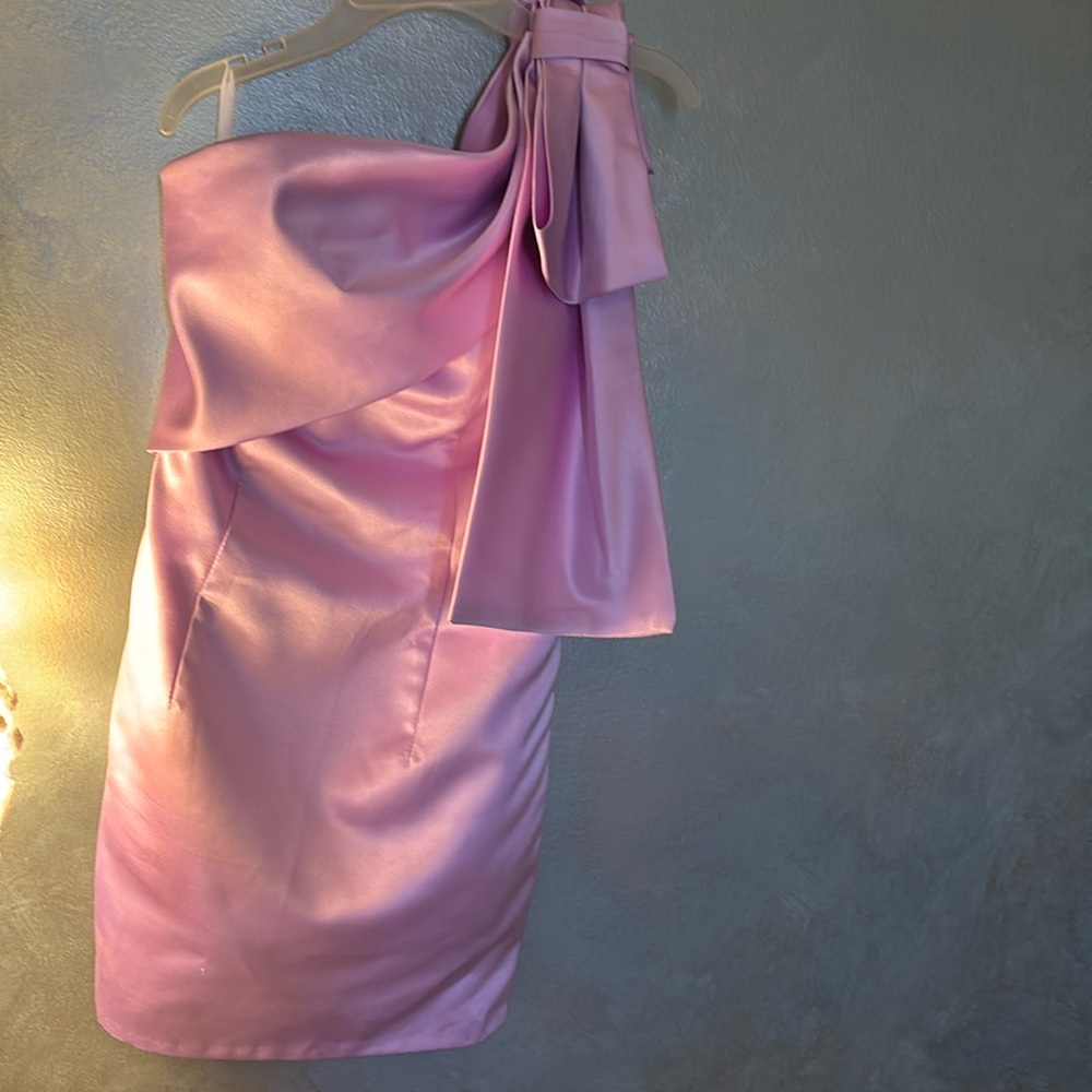 Purple dress, built in bra, size small/ medium